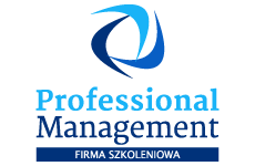 professional management logo, styl abstrakcyjne, branża usługi, rodzaj logo graficzne, układ pionowe