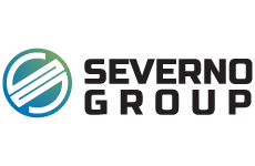 severno group logo, styl ikona, branża handel, rodzaj logo graficzne, układ poziome