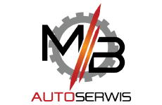 mb auto serwis logo, styl monogram, branża usługi, rodzaj logo graficzne, układ w okręgu
