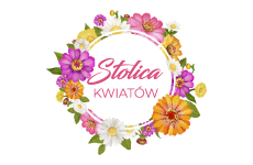 stolica kwiatow logo, styl wielokolorowe, branża usługi, rodzaj logo graficzne, układ w okręgu