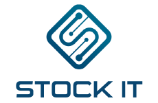 stock it logo, styl abstrakcyjne, branża internet, rodzaj logo graficzne, układ emblemat