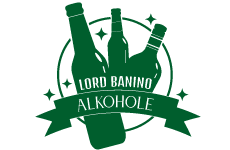 lord banino alkohole logo, styl ilustracja, branża żywność i gastronomia, rodzaj logo graficzne, układ w okręgu