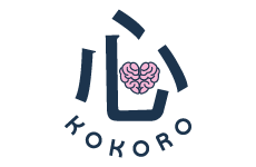 kokoro logo, styl abstrakcyjne, branża usługi, rodzaj logo graficzne, układ emblemat
