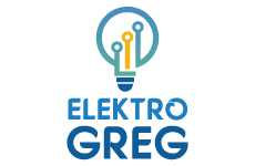 elektro greg logo, styl ikona, branża technologia, rodzaj logo graficzne, układ pionowe