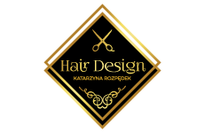 hair design logo, styl ikona, branża usługi, rodzaj logo graficzne, układ emblemat