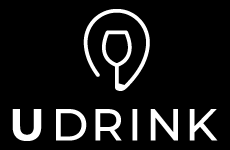 udrink logo, styl monochromatyczne, branża internet, rodzaj logo graficzne, układ pionowe