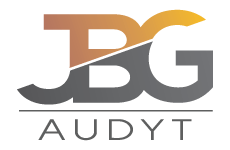 jbg logo, styl z gradientem, branża usługi, rodzaj logo typograficzne, układ pionowe