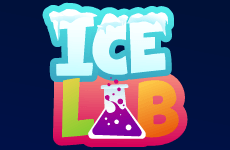 ice lab logo, styl z gradientem, branża żywność i gastronomia, rodzaj logo graficzne, układ kwadratowe