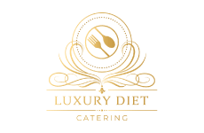 luxury diet  logo, styl ilustracja, branża usługi, rodzaj logo graficzne, układ emblemat