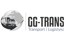 gg trans logo, styl ilustracja, branża transport, rodzaj logo graficzne, układ poziome