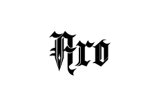 aro logo, styl monogram, branża usługi, rodzaj logo typograficzne, układ emblemat