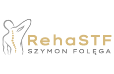 reha stf logo, styl wielokolorowe, branża usługi, rodzaj logo graficzne, układ poziome