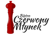 czerwony mlynek logo, styl ikona, branża żywność i gastronomia, rodzaj logo graficzne, układ emblemat