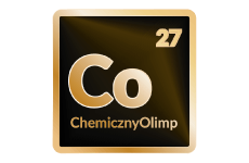 chemiczny olimp logo, styl z gradientem, branża edukacja, rodzaj logo graficzne, układ kwadratowe