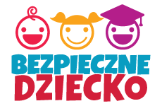 bezpieczne dziecko logo, styl wielokolorowe, branża ubezpieczenia, rodzaj logo graficzne, układ emblemat
