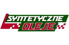 syntetyczne oleje logo, styl wielokolorowe, branża motoryzacyjna, rodzaj logo graficzne, układ poziome