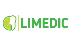 limedic logo, styl wielokolorowe, branża medycyna, rodzaj logo graficzne, układ pionowe