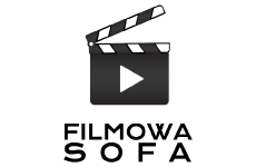 filmowa sofa logo, styl monochromatyczne, branża media, rodzaj logo graficzne, układ pionowe
