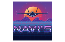 navi's logo, styl z gradientem, branża technologia, rodzaj logo graficzne, układ emblemat
