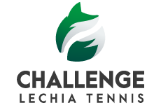 challenge lechia tennis logo, styl ilustracja, branża rozrywka, rodzaj logo graficzne, układ emblemat