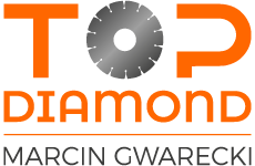 top_diamond logo, styl minimalistyczne, branża budowlana, rodzaj logo graficzne, układ poziome