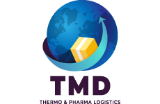 TMD logo, styl z gradientem, branża transport, rodzaj logo graficzne, układ pionowe