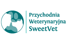 sweetvet logo, styl ilustracja, branża medycyna, rodzaj logo graficzne, układ w okręgu