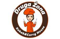 druga zona logo, styl ilustracja, branża żywność i gastronomia, rodzaj logo graficzne, układ w okręgu