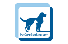 petcarebooking logo, styl ilustracja, branża zwierzęta, rodzaj logo graficzne, układ kwadratowe