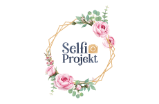 selfiprojekt logo, styl ilustracja, branża rozrywka, rodzaj logo graficzne, układ w okręgu
