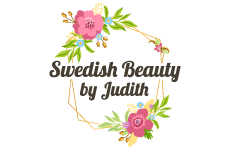 swedish beauty by judith logo, styl ilustracja, branża beauty, rodzaj logo graficzne, układ w okręgu