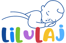 lilulaj logo, styl minimalistyczne, branża dziecięca, rodzaj logo graficzne, układ poziome
