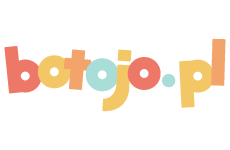 botojo logo, styl wielokolorowe, branża handel, rodzaj logo typograficzne, układ poziome
